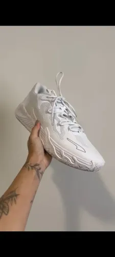 Tênis basquete Puma MB.03 melo white branco 