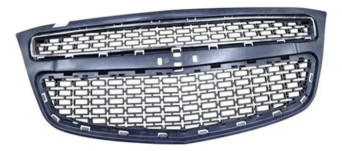 Grade Dianteira Radiador Chevrolet Agile 2013 2014 Detalhe Preta Plástico