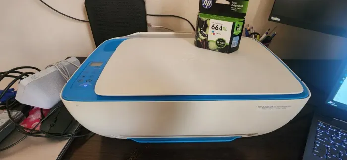HP Deskjet Ink Advantage sem fio (WIFI) 3636 "NOVA"+ Cartucho preto lacrado