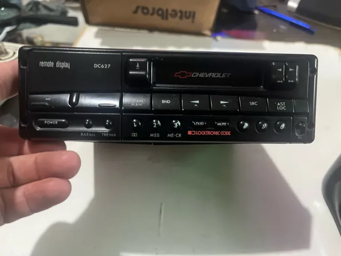 rádio toca-fitas original Chevrolet Philips DC627