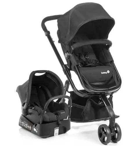 TRIO - CARRINHO DE BEBE MOISEIS + BEBE CONFORTO + ISOFIX - SAFETY 1 ST