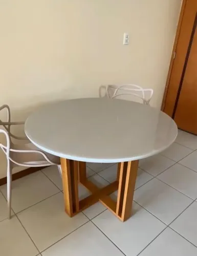 MESA REDONDA VIDRO