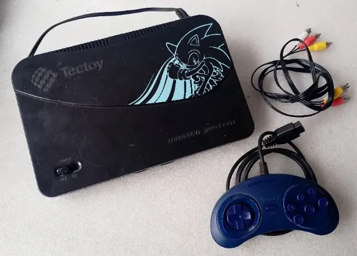 Master System Evolution com 132 jogos na memória - Funcionando