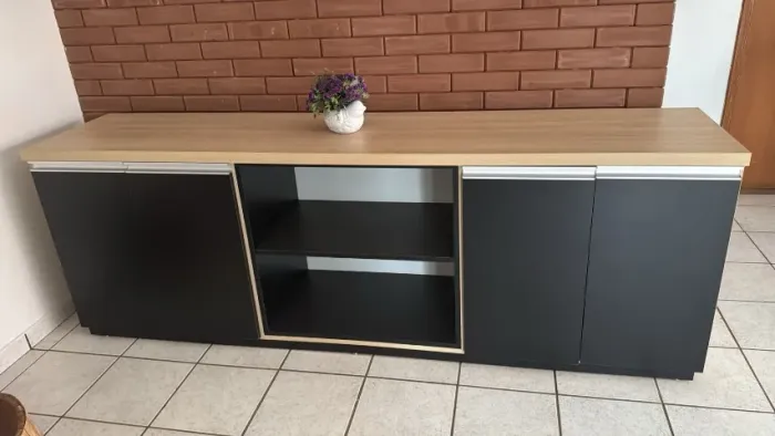 Balcão de Escritório 4 Portas Bicolor 2,30m ? R$ 800 | Campo Grande/MS