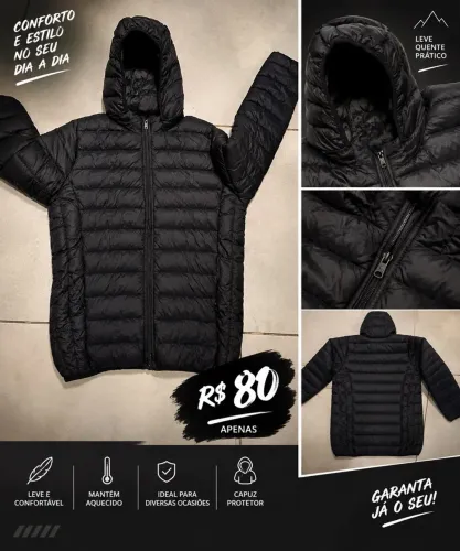 Jaqueta Puffer Original - P - R$80