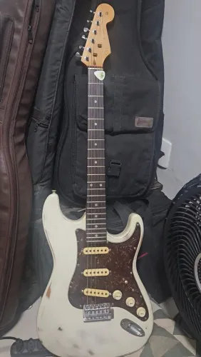 Fender Strat Japan 1994 Alpine White relic!