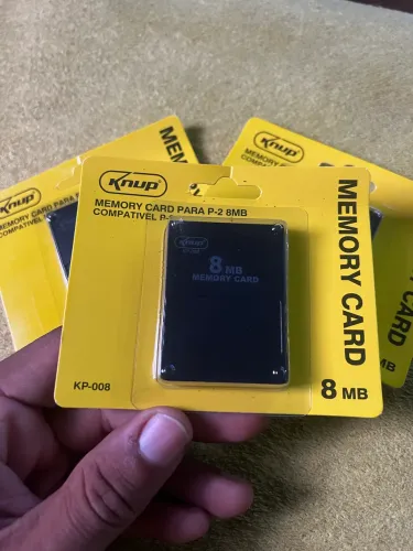 Memory Card Knup Para PlayStation 2 8MB + 03 Meses de Garantia ( Loja Física )
