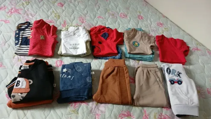 Lote roupa bebê menino