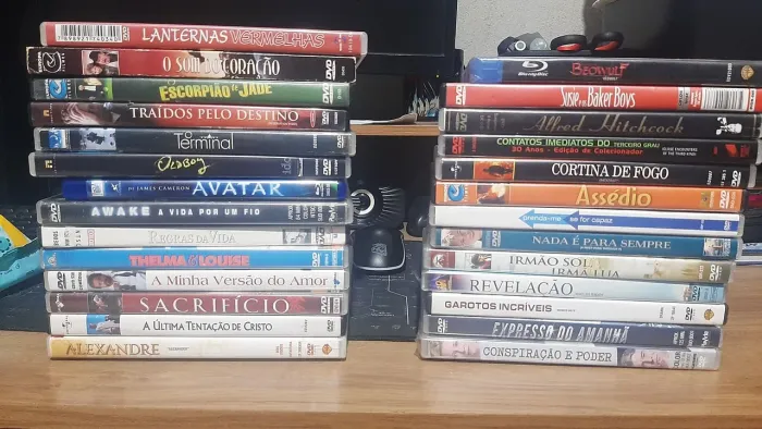 Dvd e blu ray lote 
