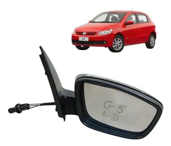 Retrovisor Manual Lado Direito Volkswagen Gol G5 2008 2012