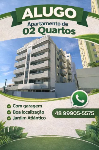 PROMOÇÃO!!! LOCAÇÃO ALUGUEL APARTAMENTO 2 QUARTOS JARDIM ATLÂNTICO FLORIANÓPOLIS FLORIPA