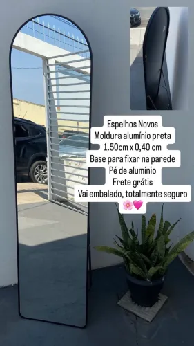 Espelho pé vintage