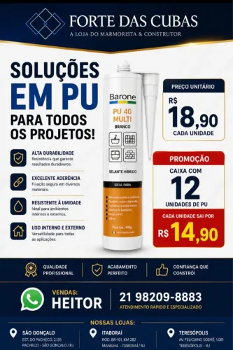PU 40 multi uso branco caixa com 12
