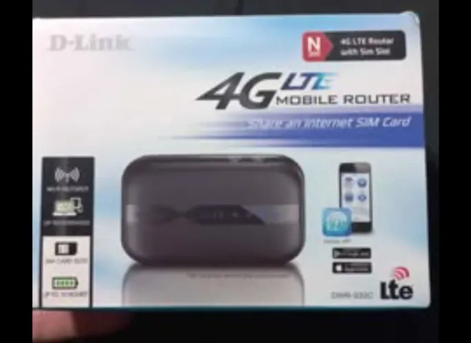 ROTEADOR MODEM CHIP CELULAR D-LINK DWR-932C 4G LTE MOBILE