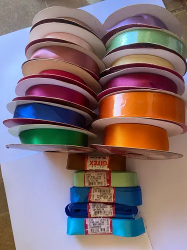 Lote fitas gorgurão E cetim