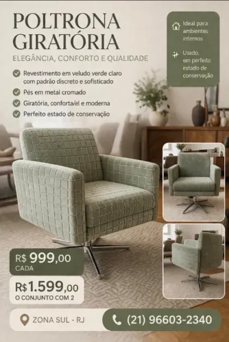 Poltrona giratória