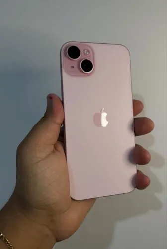 iPhone 15 rosa 128GB 6 meses de garantia