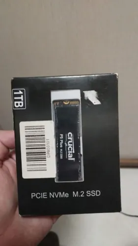 SSD 1 tera crucial NOVO