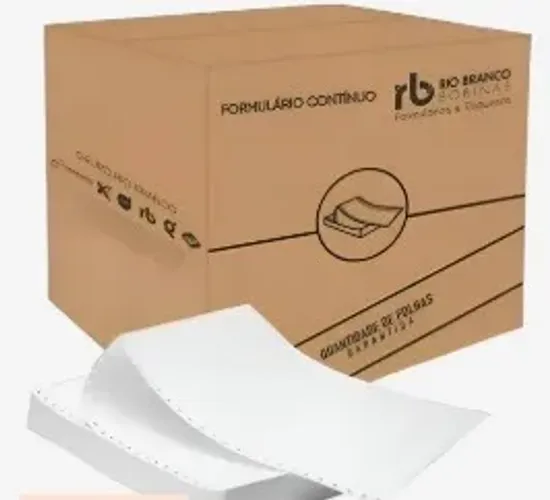 7 FITA IMPRESSORA FX890 + 5 CXA FORMULARIO CONTINUO 2 VIAS
