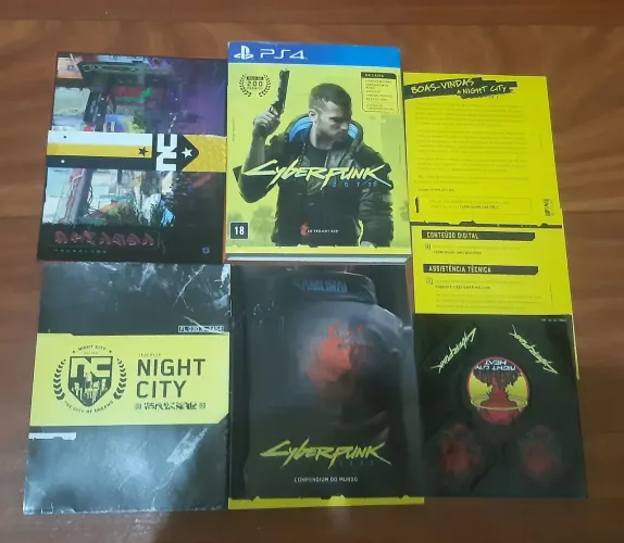 Colecionaveis cyberpunk ps4