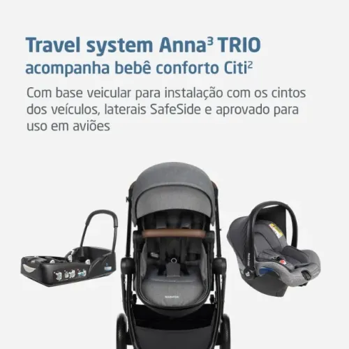 Kit Carrinho de Bebê - Maxi-Cosi