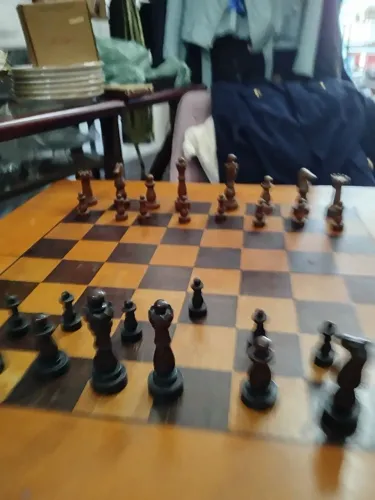 Jogo de Xadrez antigo 