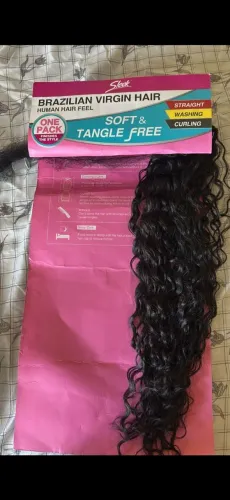 Mega hair liso e cacheado