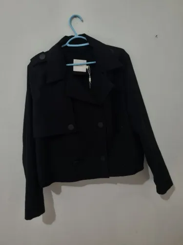 Blazer curto textura 360 Shoulder 