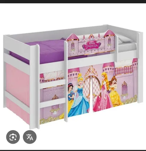 Cama alta  infantil princesas