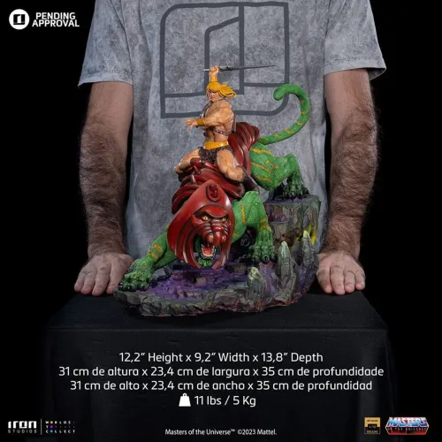 He-Man and Battlecat - Masters of the Universe - Art Scale 1/10 - Iron Studios