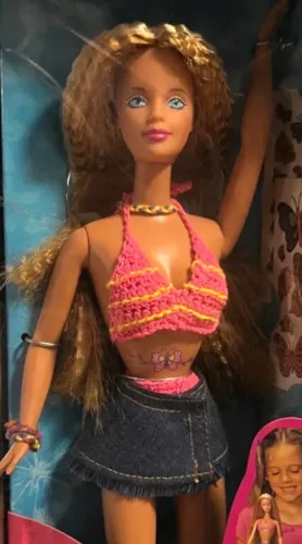 LACRADA Barbie Butterfly Art 1998 NRFB Vintage Mattel Raridade Anos 90