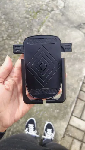Suporte celular retrovisor moto
