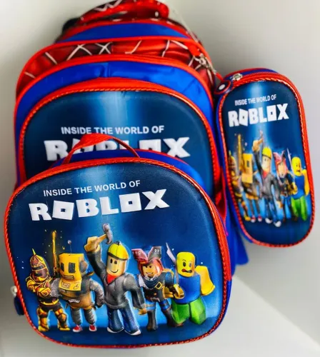 KIT MOCHILA INFANTIL DE PERSONAGENS 