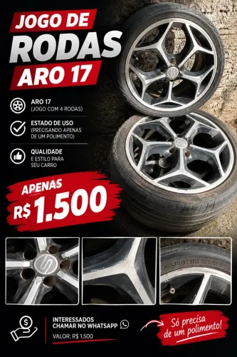 JOGO DE RODAS ARO 17