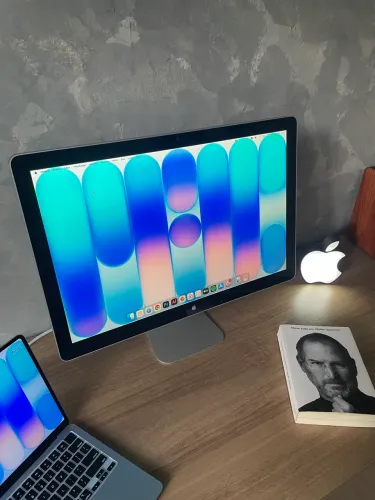 Monitor Apple Cinema Display 24 + adaptador USB-C