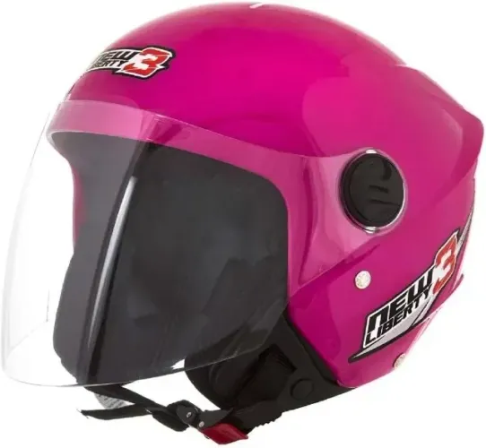 Capacete Aberto PRO TORK NEW LIBERTY 3, ROSA | SOLID, TAM. 58