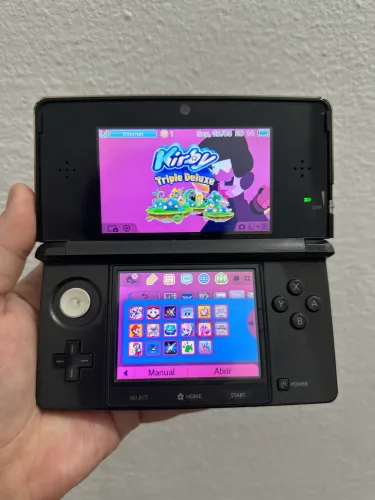 Videogame Nintendo 3DS Destravado 32GB + 200 Jogos Instalados + Carregador 