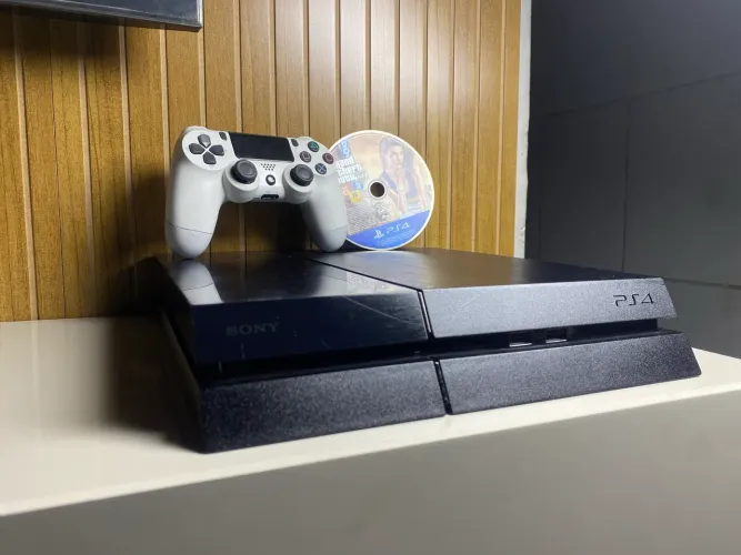 Ps4 fat 500gb 1 controle tudo funcionando
