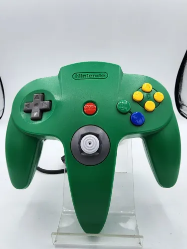 Controle Original Nintendo 64 (N64) - Edição Verde (cor original)