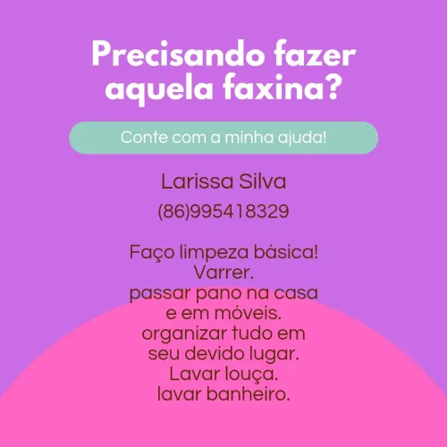 FAÇO FAXINA SIMPLES