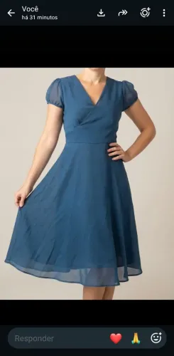 Vestido feminino godê