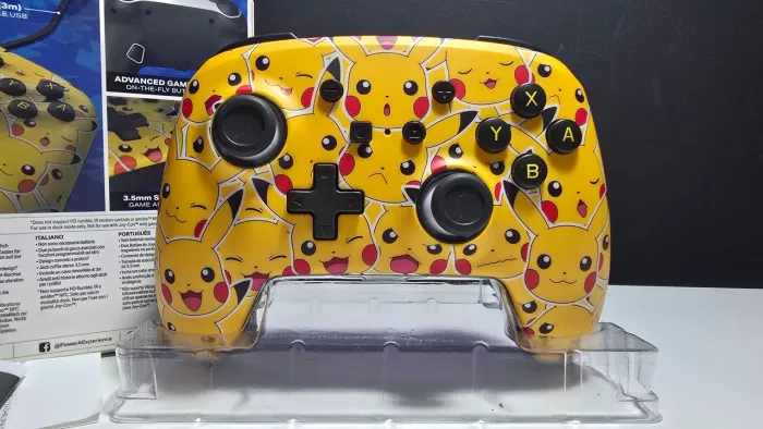 Controle Nintendo Switch Pokémon Pikachu PowerA - Novo na Caixa Nunca Usado