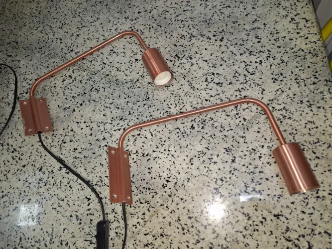 Arandela Rose gold