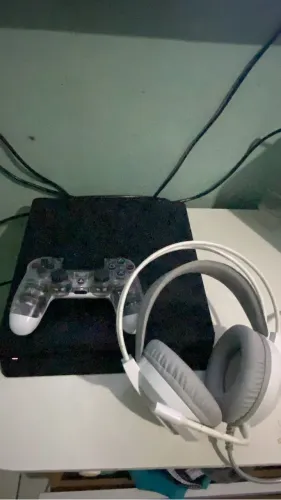 Ps4 Slim + Fone Headset game Original 