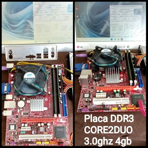 PLACA DDR3 CORE2DUO 3.0ghz 4gbram ( Semi Nova )