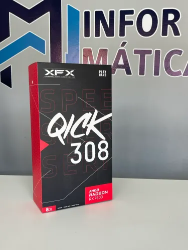 Placa de vídeo RX 7600 8GB XFX QICK 308