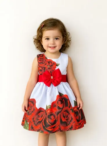 Vestido Infantil Lilika Kids Tamanho PP.
