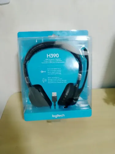 Headset Logitech h390 - novo