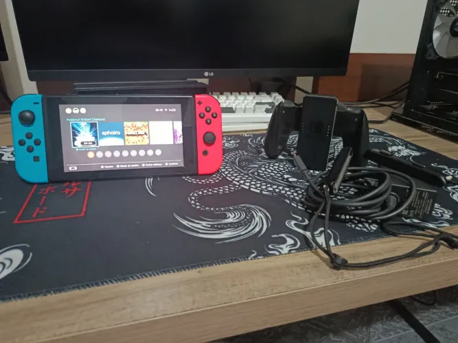 Nintendo switch v1 desbloqueado + sd 128gb