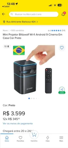 Vendo Projetor Blitzwolf